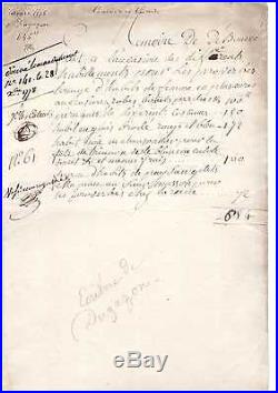 (marie-antoinette) Document Autographe / Thétre De La Reine (1778)